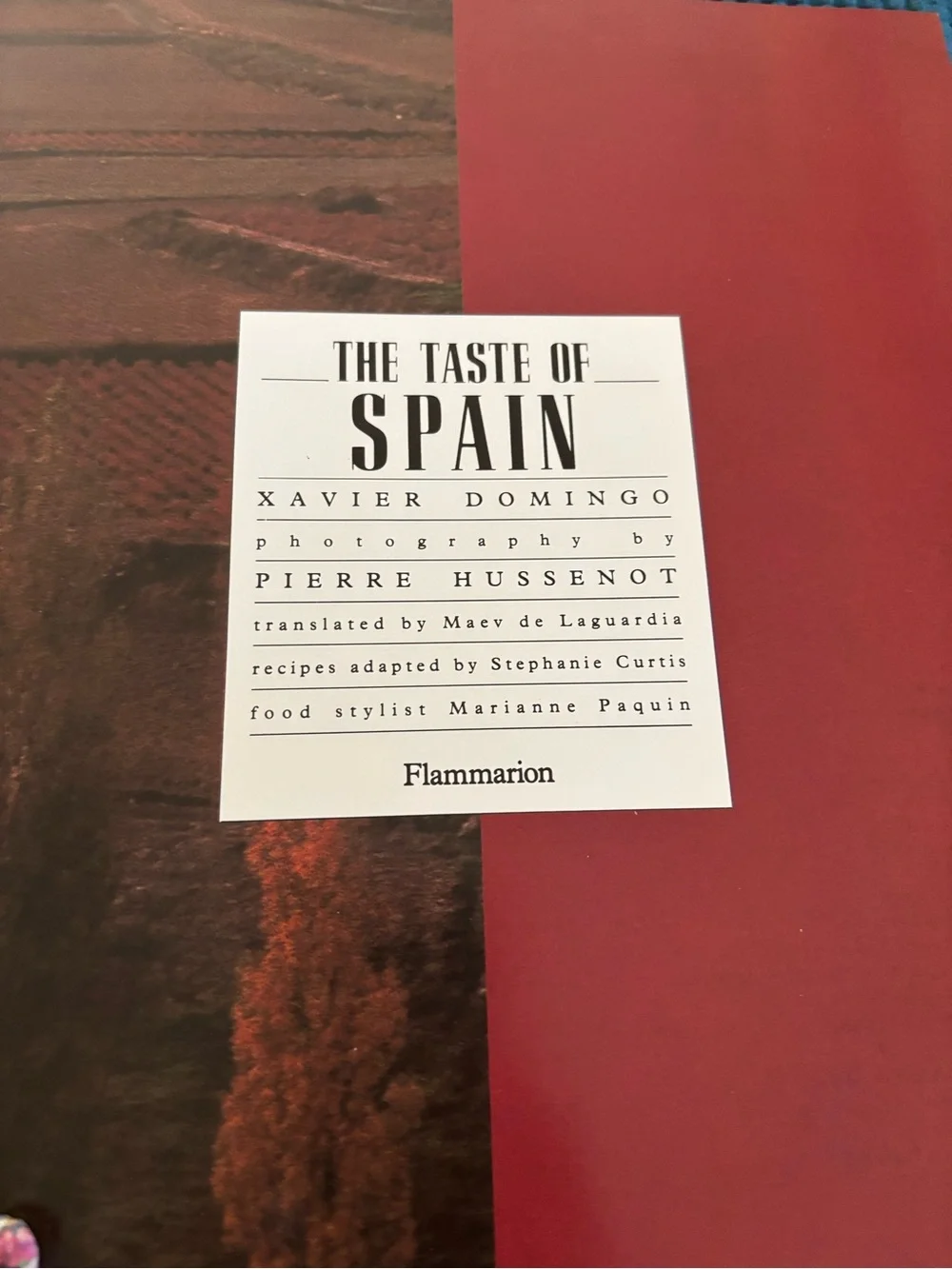 The Taste Of Spain Vintage Cookbook Hardcover 1992 Illustrated 251 Pages